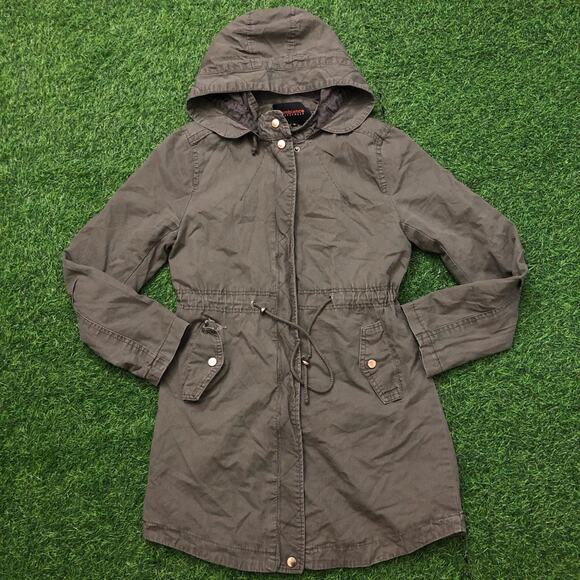 other Jackets & Blazers - Women’s Green Ambiance Outerwear Hooded Trench Coat